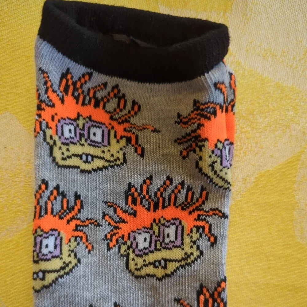 Nickelodeon SpongeBob 90's Characters‎ Socks Mens Size 6 - 12 NEW